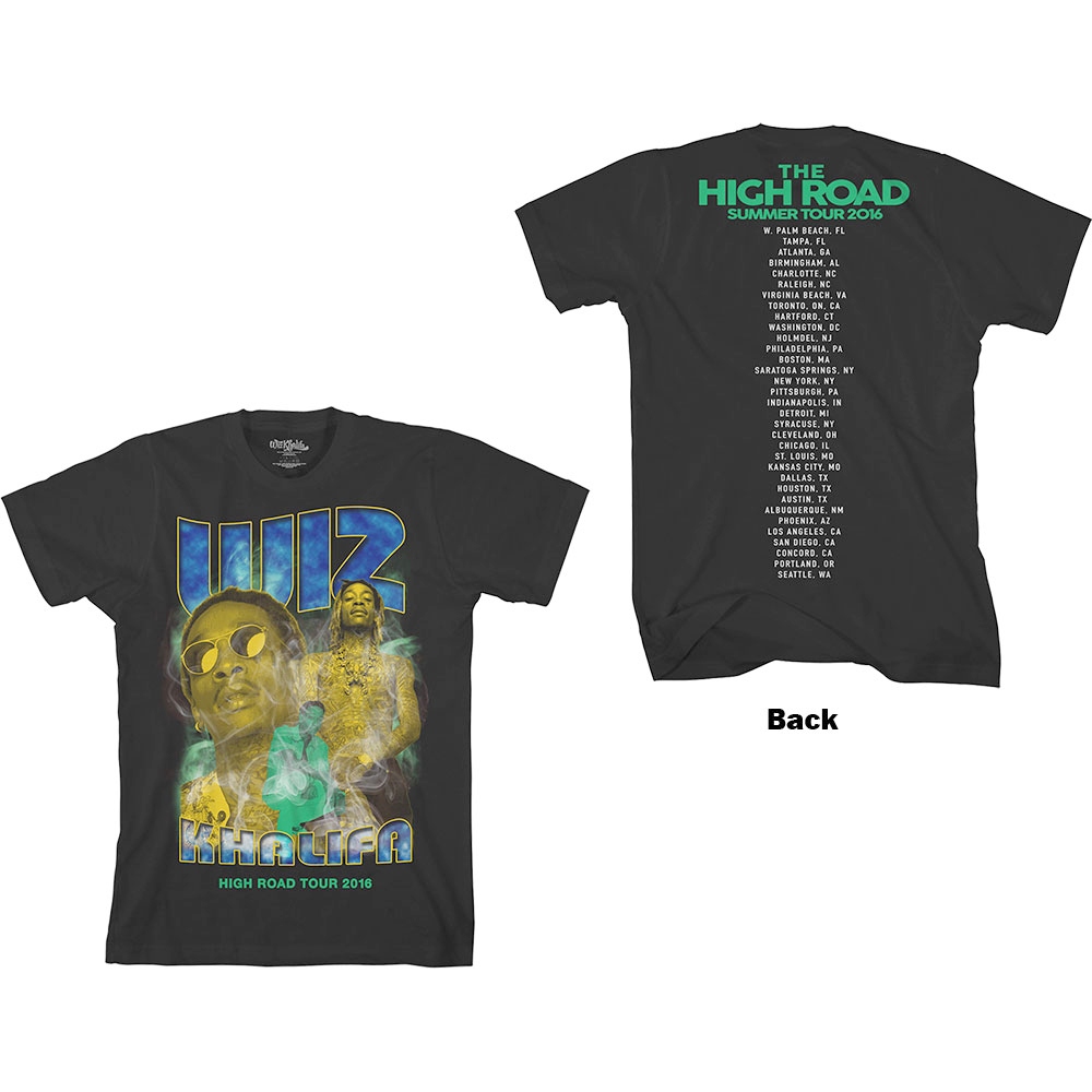 Wiz Khalifa - 90's Tshirt Homme - Noir